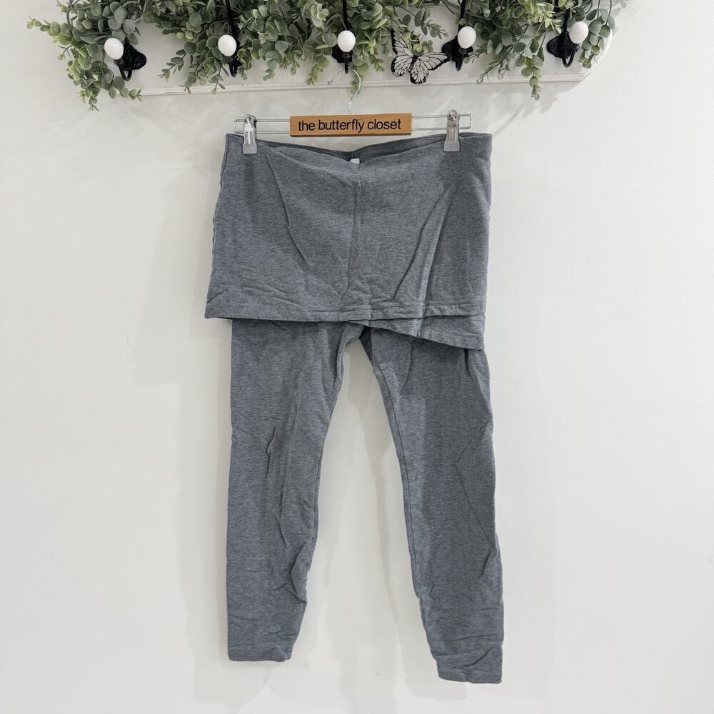 CAbi #3856 Skirted Grey Leggings Medium KD
